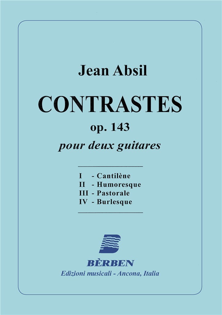 Contrastes Op 143